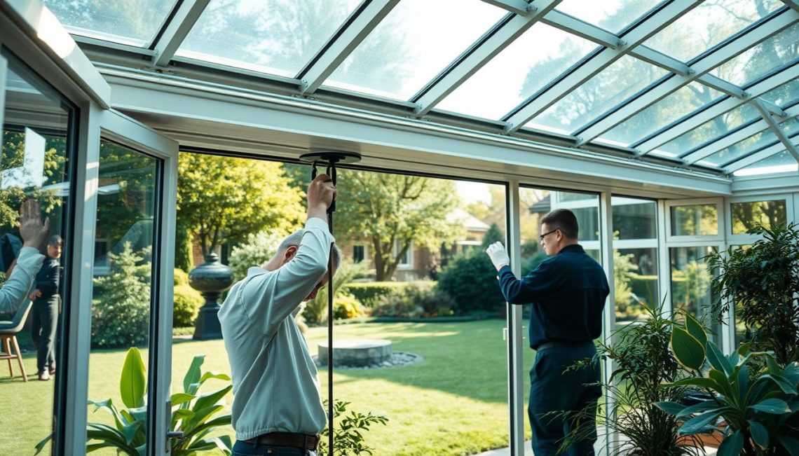 glass conservatories maintenance